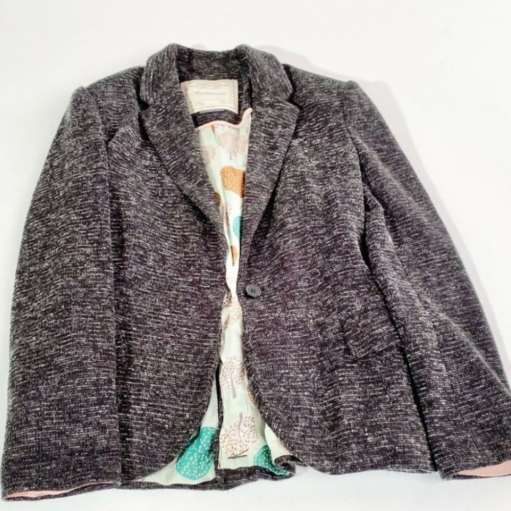 Anthropologie cartonnier knit blazer